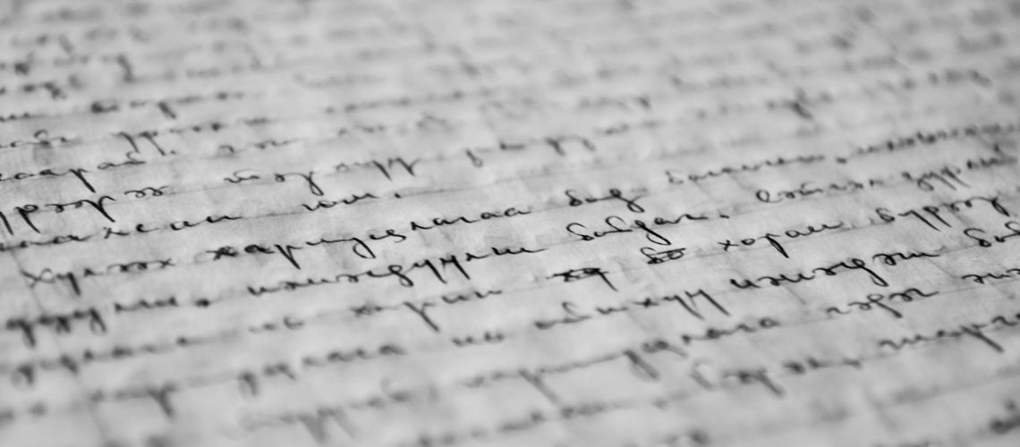 black text on gray background